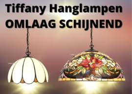 Hanglampen omlaag schijnend