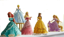 Treasure Keepers Set van 5  Prinsessen  H18cm Jim Shore retired , superaanbieding *