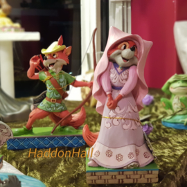 ROBIN HOOD & MAID MARIAN H16cm Set van 2 Jim Shore beelden retired *