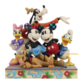 Mickey & Friends "Sensational Six" H 24,5 cm Jim Shore 6014331 *  retired item