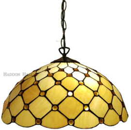 LT16668 * Hanglamp Tiffany Ø40cm Golden Pearl