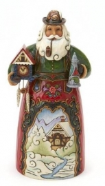 Frohe Weihnachten H18cm Jim Shore German Santa 4017646 uit 2010 , retired, aanbieding *