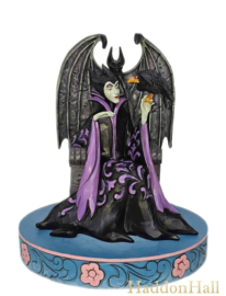 Maleficent Personality Pose H10cm + Jim Shore Base Kleur Ø13cm 6014326  superaanbieding