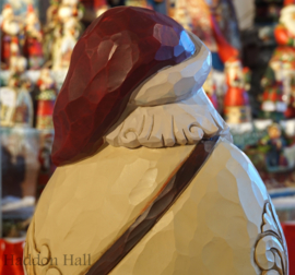 Santa with Bag  Statue H 50 cm ! Jim Shore 4059403 Supersize Kerstman retired, aanbieding *