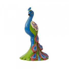 Peacock Mini Figurine H12cm Jim Shore 6010566 * Retired