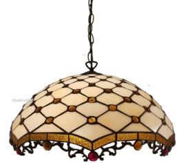 6113 * Hanglamp Tiffany Ø45cm Pearl Baroque