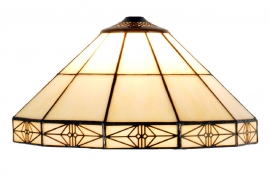 3087 * Hanglamp met 2 Tiffany kappen Ø32cm Serenity