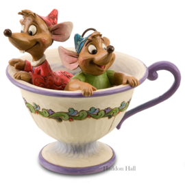 Cinderella Jaq & Gus in teacup H11,5cm Jim Shore 4016557 *