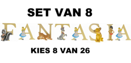 DISNEY LETTERS - Set van 8 - Enchanting Disney