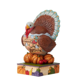 Turkey with Scene H21,5cm Jim Shore 6012830 pre-order , retired