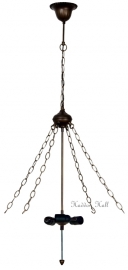 8834 Ophanging 4 Ketting voor hanglamp omhoog schijnend 3x E27