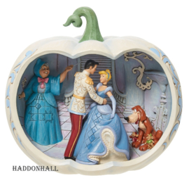 Cinderella Diorama H20cm Jim Shore 6011926 Movie Scene , ruim  op voorraad