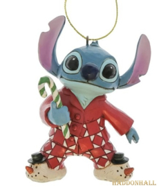 Stitch in Christmas Pjs Ornament H10cm Jim Shore 6017543