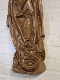 Madonna met Kind H80cm Hout