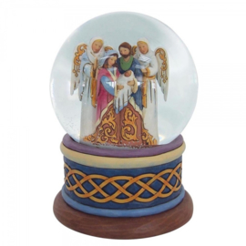 Nativity Waterball H13,5cm Jim Shore 4058801  Heilige familie Kerstgroep retired laatste exemplaren *