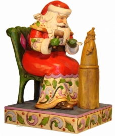 Carved with Care H 18cm Jim Shore  4023454 Santa Kerstman uit 2011 retired