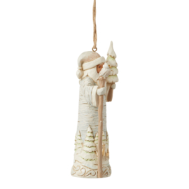 White Woodland Birchbark Ornament *  H12cm Jim Shore 6015164