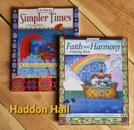 Coloring Book - Set van 2 - "Simpler Times" & "Faith & Harmony" Jim Shore