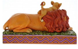 Lion King SIMBA & MUFASA  "A Father's Pride" H11cm Jim Shore 6000972 retired, laatste exemplaren *