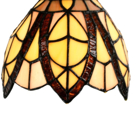8119 ' Bureaulamp H53cm met Tiffany kap Ø15cm Flow Souplesse