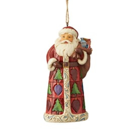 Santa 12 Days of Christmas & Santa with Toybag * Set van 2 Jim Shore  Ornaments retired