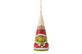 Grinch with Hands Clenched Hanging Ornament H10cm Jim Shore
