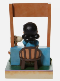 Snoopy & Lucy at Psychiatric Booth H15cm Jim Shore 6008971 , retired.