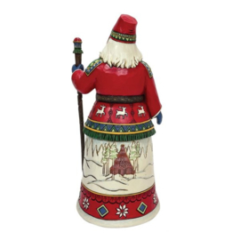 15th Annual Lapland Santa H25cm Jim Shore 6010814 retired , aanbieding *