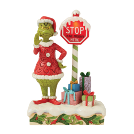 Grinch LED Stop Sign H24cm Jim Shore 6017063