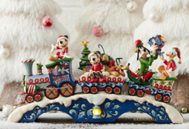 Mickey & Friends Train "Christmas Cheer on Track" B42cm Jim Shore 6014996