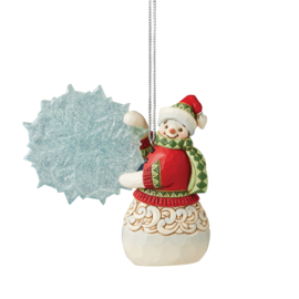 Snowman Ornament "Legend of The Snowflake" H10cm Jim Shore 6012979