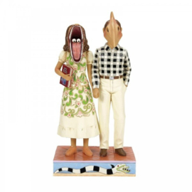 Beetlejuice - Adam & Barbara Maitland Figurine H19,5cm  Jim Shore 6016176
