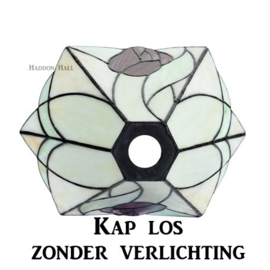 8170 Hanglamp Zwart B90cm met 2 Tiffany kappen 3x25cm Tulip