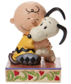 Snoopy & CHarlie Brown Hugging H11cm Jim Shore 6007936 , retired.