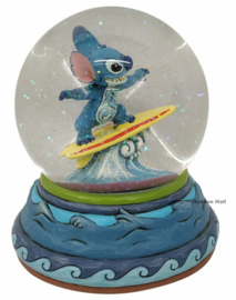 Waterbal , Set van 2 - Maleficent & Stitch - H18cm Jim Shore *