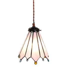 6218 * Hanglamp met Tiffany kap Ø16cm Harlequin