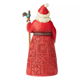 Feliz Natal H18cm Jim Shore Portugese Santa 6004235 retired , uit 2019 * uitverkocht