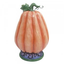 Lighted Pumpkin Diorama H22cm Jim Shore 6009511 retired, laatste exemplaar