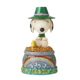 Snoopy "Lucky Old Dog"  * H14cm Jim Shore 6011945 retired, zeldzaam.