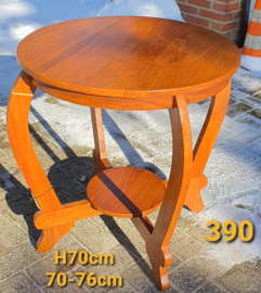 Tafel Ø70cm H70cm - Massief Teakhout