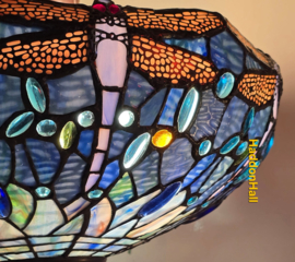 9595 8842  Hanglamp Tiffany Ø39cm Blue Dragonfly