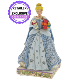 Cinderella Christmas H17cm Jim Shore 6007065 Kerst Cinderella Christmas  retired *