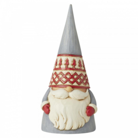 Nordic Noel - Set van 5 Jim Shore beelden gnome kabouter. retired *