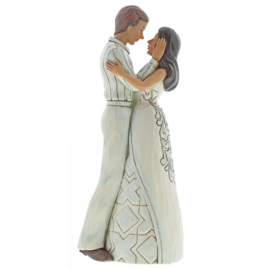 "Our Love Is Everlasting" Couple embracing H23,5cm Jim Shore 6001557 retired