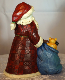 Silent Night Delivery 17cm Jim Shore Santa 4037599 Kerstman uit 2013 retired , laatste exemplaar