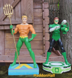 Green Lantern & Aquaman - Set va 2 Jim Shore Figurines retired *