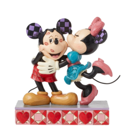 Mickey & Minnie Love "Hugs & Kisses" H16cm Jim Shore 6016327