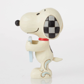 Snoopy with Love Sign Mini Figurine H8cm Jim Shore 6016260, op voorraad