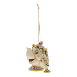 Belle - Mrs. Potts & Chip Ornament H6,5cm Jim Shore A21431