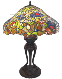 6055 Tafellamp Tiffany H83cm Ø57cm Olite